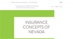 Desktop Screenshot of insuranceconceptsofnevada.com