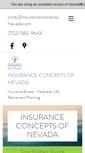 Mobile Screenshot of insuranceconceptsofnevada.com